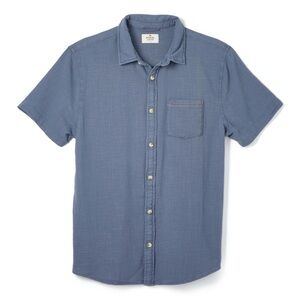 Marine Layer Casual Blue Button Down Shirt